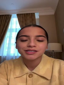 Poster for Pep Talk video from Isabela Merced