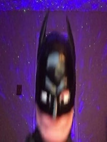 Poster for Birthday video from Batman Puppet