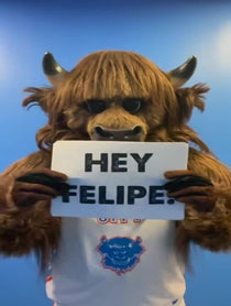 Poster for Birthday video from Rumble The Bison