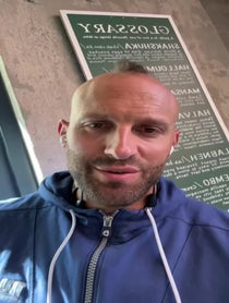 Poster for Birthday video from Mark Herzlich
