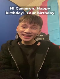 Poster for Birthday video from Ian Alexander