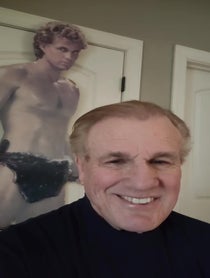 Poster for Birthday video from Reb Brown