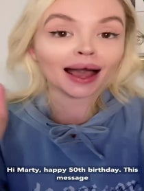 Poster for Birthday video from Jessica Kelsey Amlee