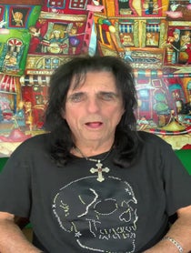 Poster for Pep Talk video from Alice Cooper