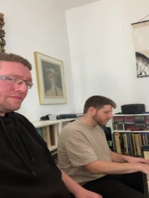 Poster for Birthday video from Two Jews