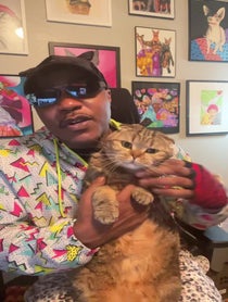 Poster for Birthday video from iAmMoshow The Cat Rapper