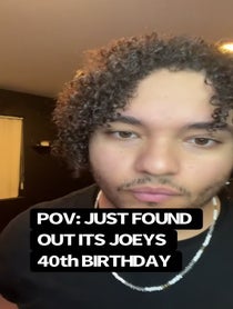 Poster for Birthday video from Juliano Hodges