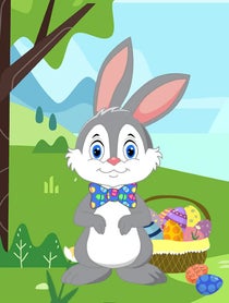 Poster for Easter video from Easter Bunny