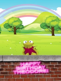 Poster for Birthday video from Happy Birthday Animals