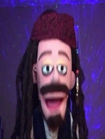 Poster for Birthday video from Jack Sparrow Puppet