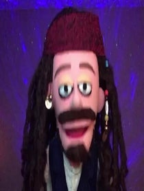 Poster for Birthday video from Jack Sparrow Puppet