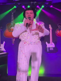 Poster for Birthday video from Elvis Impressionist