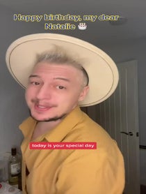 Poster for Birthday video from Taylor Winters