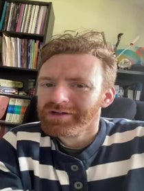 Poster for Birthday video from Chris Rankin