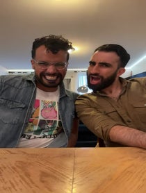 Poster for Birthday video from THE HOMO SAPIEN EXPERIENCE - Matt & Brandon