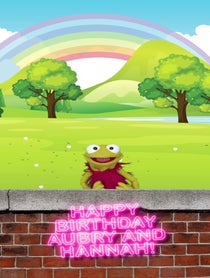 Poster for Birthday video from Happy Birthday Animals