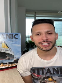 Poster for Birthday video from Titanic Guy Raf Avila