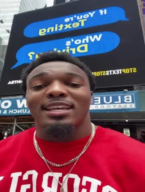 Poster for Birthday video from Nakobe Dean