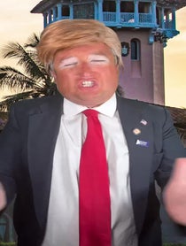 Poster for Birthday video from Tiktok Donald Trump: John Walsh