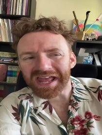 Poster for Birthday video from Chris Rankin