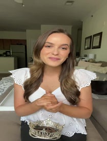 Poster for Pep Talk video from Camille Schrier