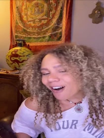 Poster for Birthday video from Rachel True