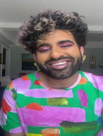 Poster for Birthday video from Alok Vaid-Menon