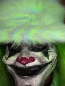 Poster for Birthday video from Rellik the clown