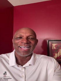 Poster for Birthday video from Clyde Drexler