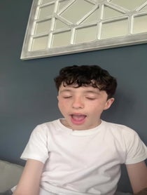 Poster for Birthday video from Farrah and Kaleb