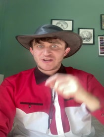 Poster for Birthday video from Snack Head Cowboy