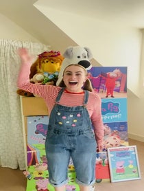 Poster for Birthday video from Emma Grace Arends - Actor - Daisy - PEPPA PIG