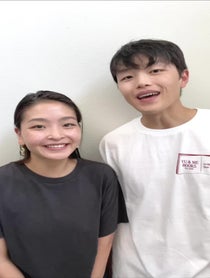 Poster for Birthday video from Maia and Alex Shibutani