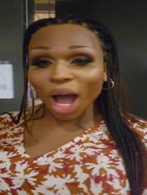 Poster for Birthday video from Miss Peppermint