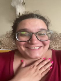 Poster for Birthday video from Carmen Maria Machado
