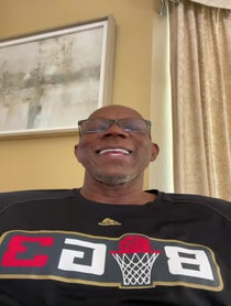 Poster for Birthday video from Clyde Drexler