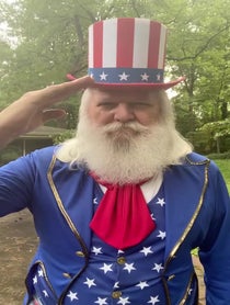 Poster for Birthday video from Uncle Sam