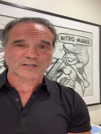 Poster for Pep Talk video from Dan Clark - “NITRO” - American Gladiators