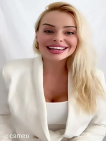 Poster for Intro video video from Margot Robbie/ Barbie/ Harley Quinn/ Cathy  Lookalike & Impersonator (Amanda Hall)