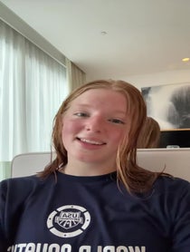 Poster for Pep Talk video from Lydia Jacoby