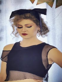 Poster for Birthday video from Madonna Rachel Knight