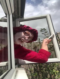 Poster for Birthday video from CRAZY WINDOW LADY OFFICIAL
