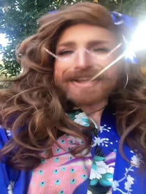 Poster for Birthday video from GINGZILLA