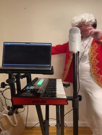 Poster for Birthday video from Shitty Mozart