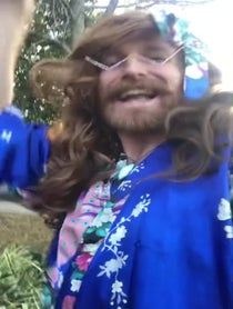 Poster for Birthday video from GINGZILLA