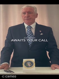 Poster for Intro video video from Joe Biden played by Terence Doyle