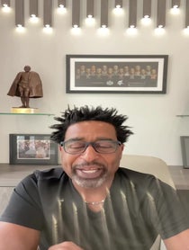 Poster for Pep Talk video from Cris Carter
