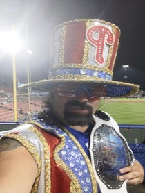 Poster for Birthday video from Tony Tornado Penecale aka Phillies Superfan