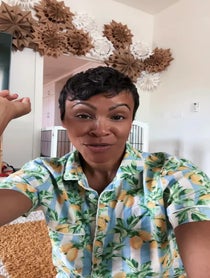 Poster for Birthday video from Carly Hughes