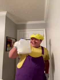 Poster for Birthday video from Wario (Impressionist)